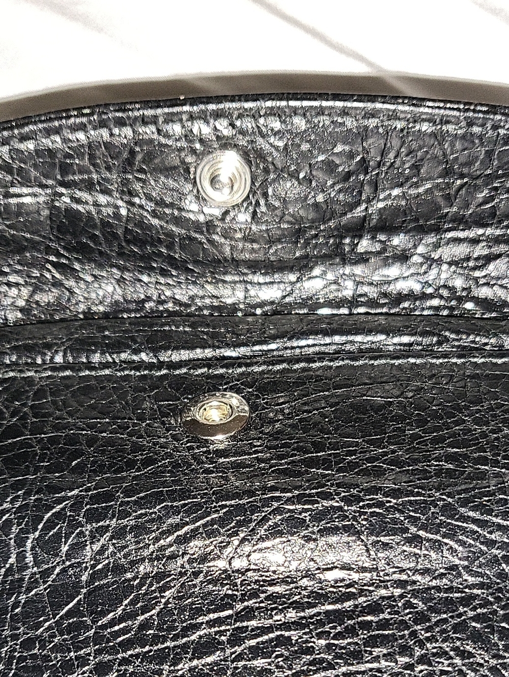 Balenciaga Agneau Giant 12 Silver Hardware Envelope Strap Clutch - Picture 12 of 12